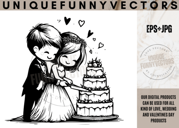 Charming Characters for Wedding and Love Projects