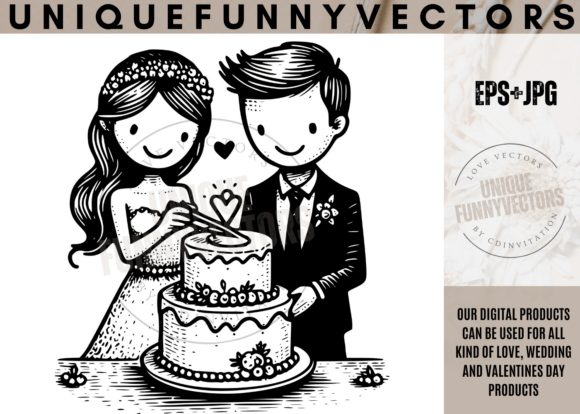 Charming SVG Characters for Weddings & Love Projects