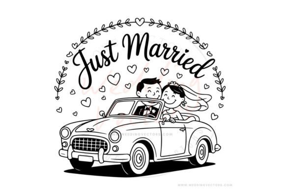 Wedding Couple Stick Figures 152: Love in Every Line