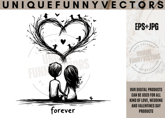 Wedding Couple Svg and Stick Vectors 355: Love in Every Line
