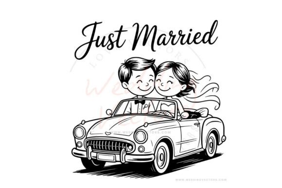 Wedding Couple Svg: Stick Vectors 52 for Modern Design